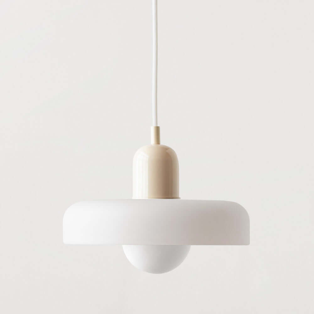Royallure Glass Pendant Light – Modern Bauhaus Kitchen Pendant Lighting with Colorful Glass and Adjustable Suspension 13