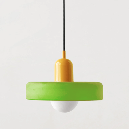 Royallure Glass Pendant Light – Modern Bauhaus Kitchen Pendant Lighting with Colorful Glass and Adjustable Suspension 14