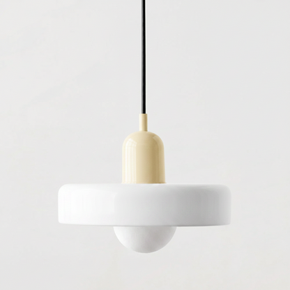 Royallure Bauhaus Colored Glass Pendant Light – Artistic Stained-Glass, Geometric, Retro-Modern