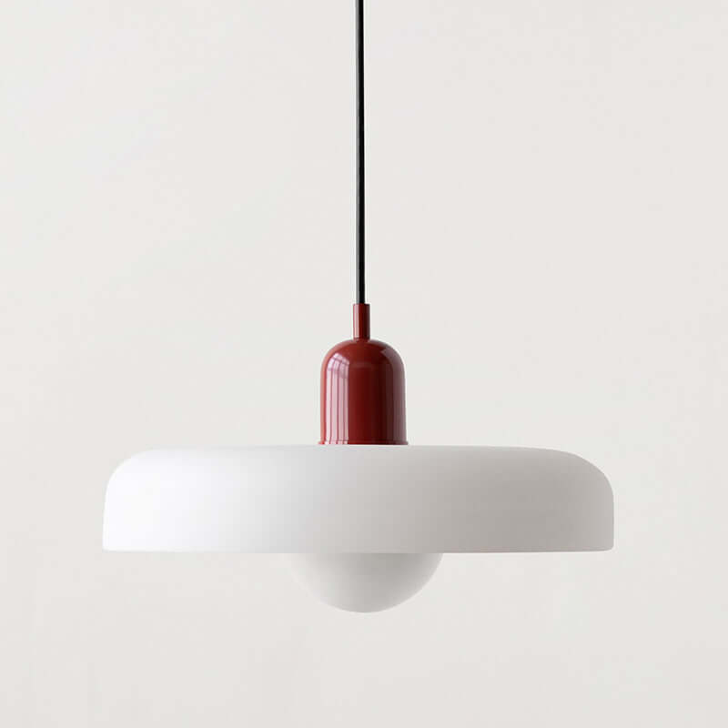 Royallure Glass Pendant Light – Modern Bauhaus Kitchen Pendant Lighting with Colorful Glass and Adjustable Suspension 29