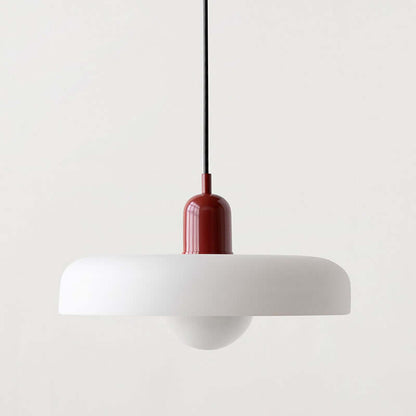 Royallure Glass Pendant Light – Modern Bauhaus Kitchen Pendant Lighting with Colorful Glass and Adjustable Suspension 29