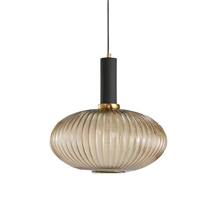 Royallure Glass Pendant Light, Nordic Retro Design for Kitchen Pendant Lighting, E27 Compatible 11