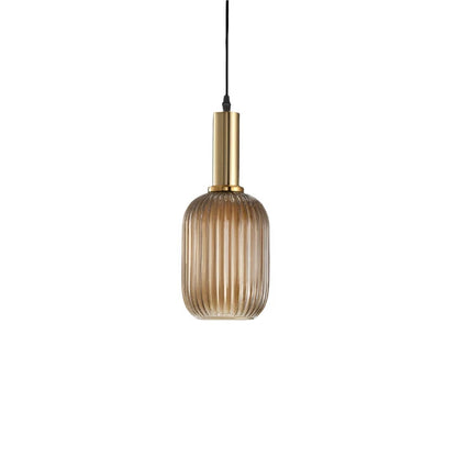 Royallure Glass Pendant Light, Nordic Retro Design for Kitchen Pendant Lighting, E27 Compatible 12