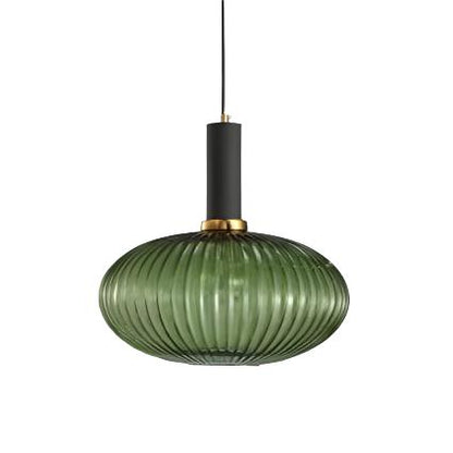 Royallure Glass Pendant Light, Nordic Retro Design for Kitchen Pendant Lighting, E27 Compatible 16