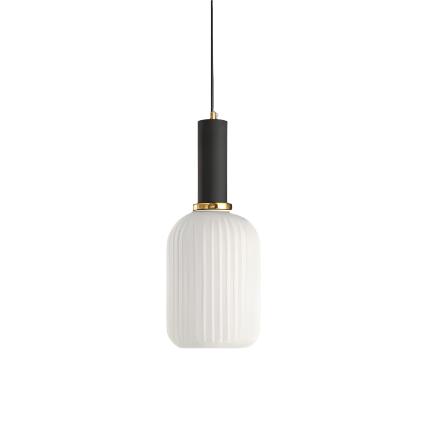 Royallure Glass Pendant Light, Nordic Retro Design for Kitchen Pendant Lighting, E27 Compatible 17