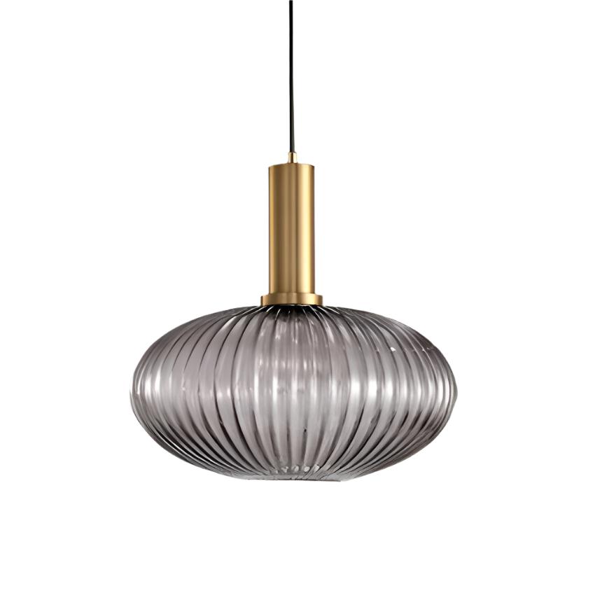 Royallure Glass Pendant Light, Nordic Retro Design for Kitchen Pendant Lighting, E27 Compatible 21