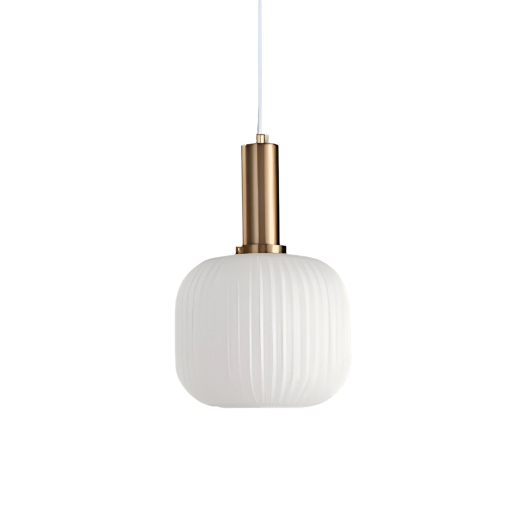 Royallure Glass Pendant Light, Nordic Retro Design for Kitchen Pendant Lighting, E27 Compatible 24