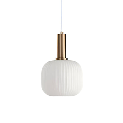 Royallure Glass Pendant Light, Nordic Retro Design for Kitchen Pendant Lighting, E27 Compatible 24