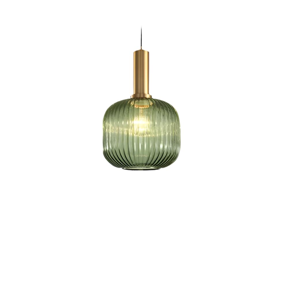 Royallure Glass Pendant Light, Nordic Retro Design for Kitchen Pendant Lighting, E27 Compatible 25