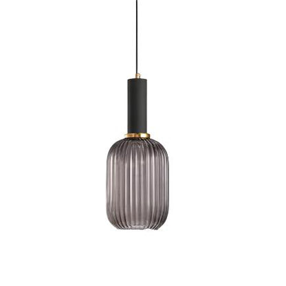 Royallure Glass Pendant Light, Nordic Retro Design for Kitchen Pendant Lighting, E27 Compatible 27