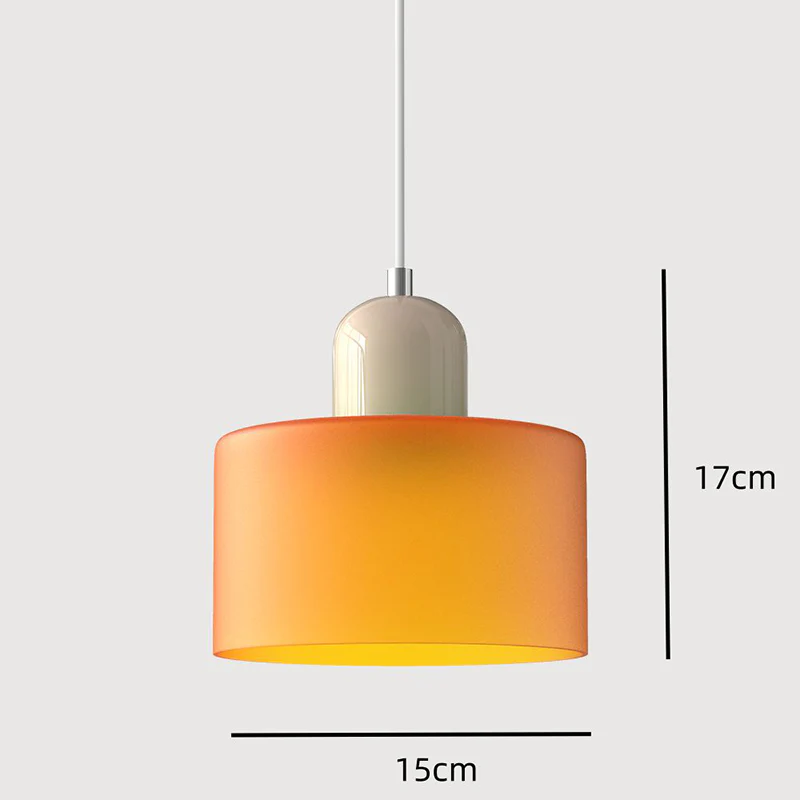 Royallure Glass Pendant Light for Kitchen Island, E27 Socket Modern Hanging Lights 4