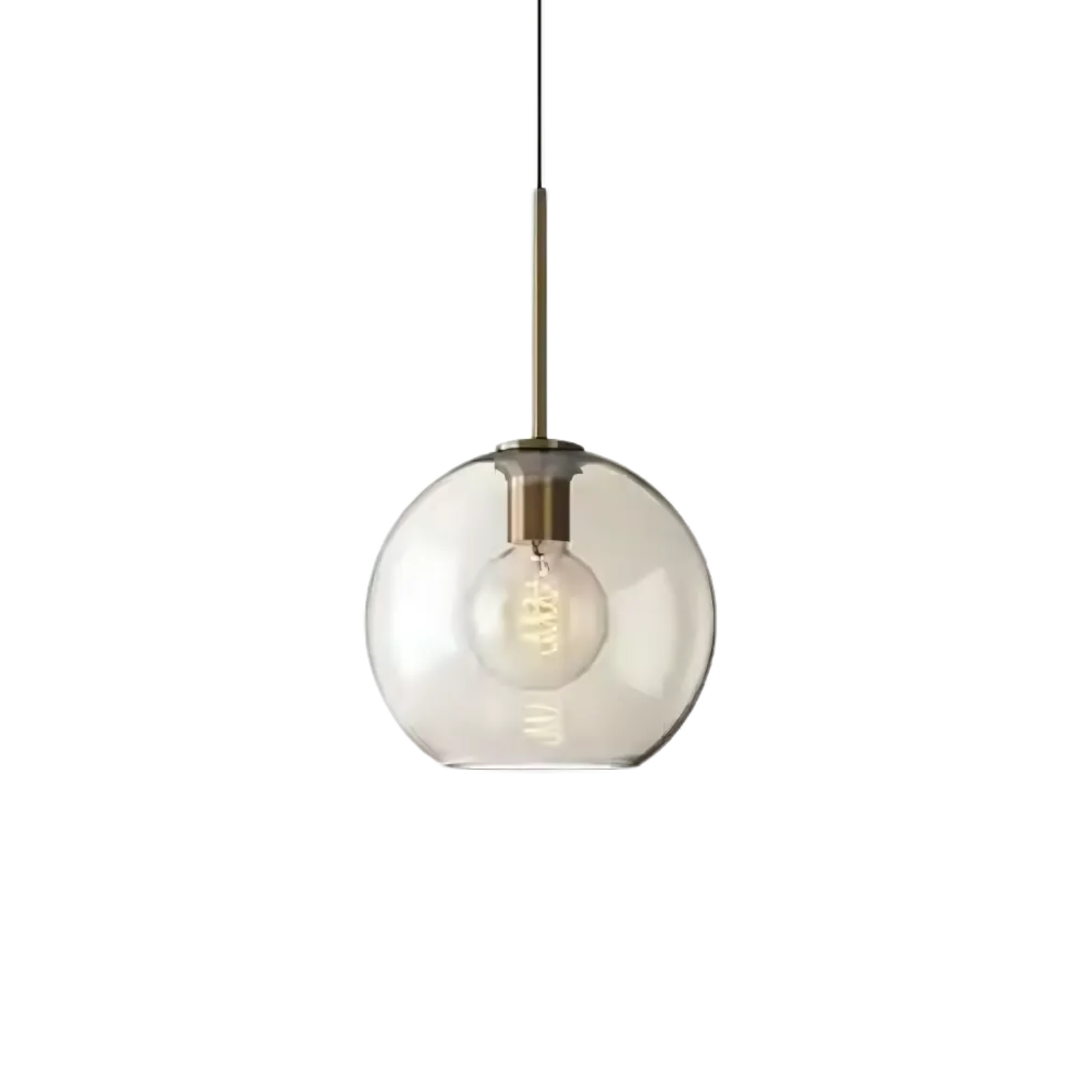 Royallure Glass Pendant Lighting with Brushed Gold Accents for Modern Kitchens 0