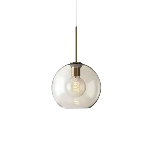 Royallure Glass Pendant Lighting with Brushed Gold Accents for Modern Kitchens 0