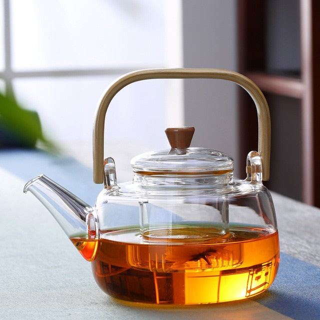 Royallure Glass Teapot with Infuser - Durable Borosilicate, Heat-Resistant, Elegant Design 8