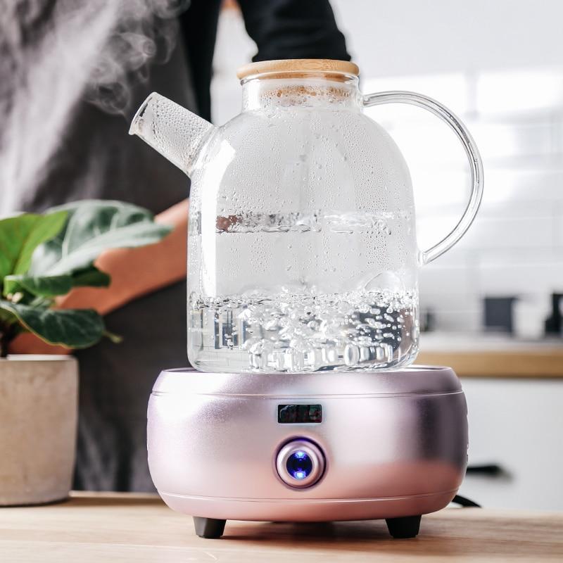 Royallure Glass Teapot with Infuser, Heat-Resistant Borosilicate, 1L-1.5L Capacity 2