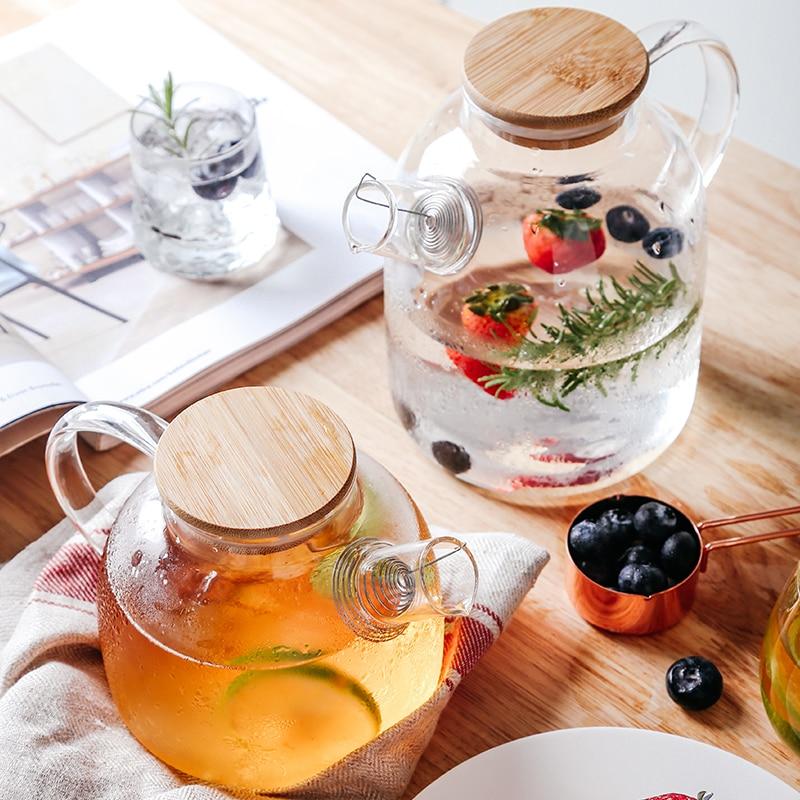 Royallure Glass Teapot with Infuser, Heat-Resistant Borosilicate, 1L-1.5L Capacity 3
