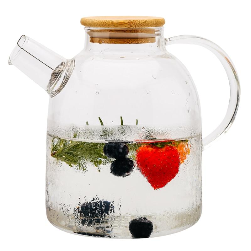Royallure Glass Teapot with Infuser, Heat-Resistant Borosilicate, 1L-1.5L Capacity 5
