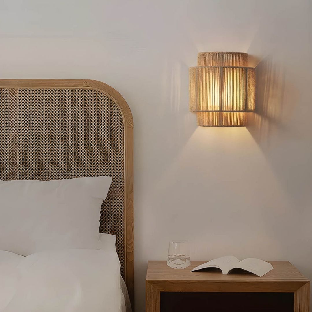 Royallure Handmade Rope Wall Sconce – Warm Ambient Wall Light for Cozy Living Spaces 2