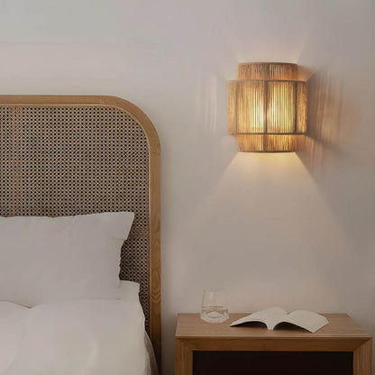 Royallure Handmade Rope Wall Sconce – Warm Ambient Wall Light for Cozy Living Spaces 2
