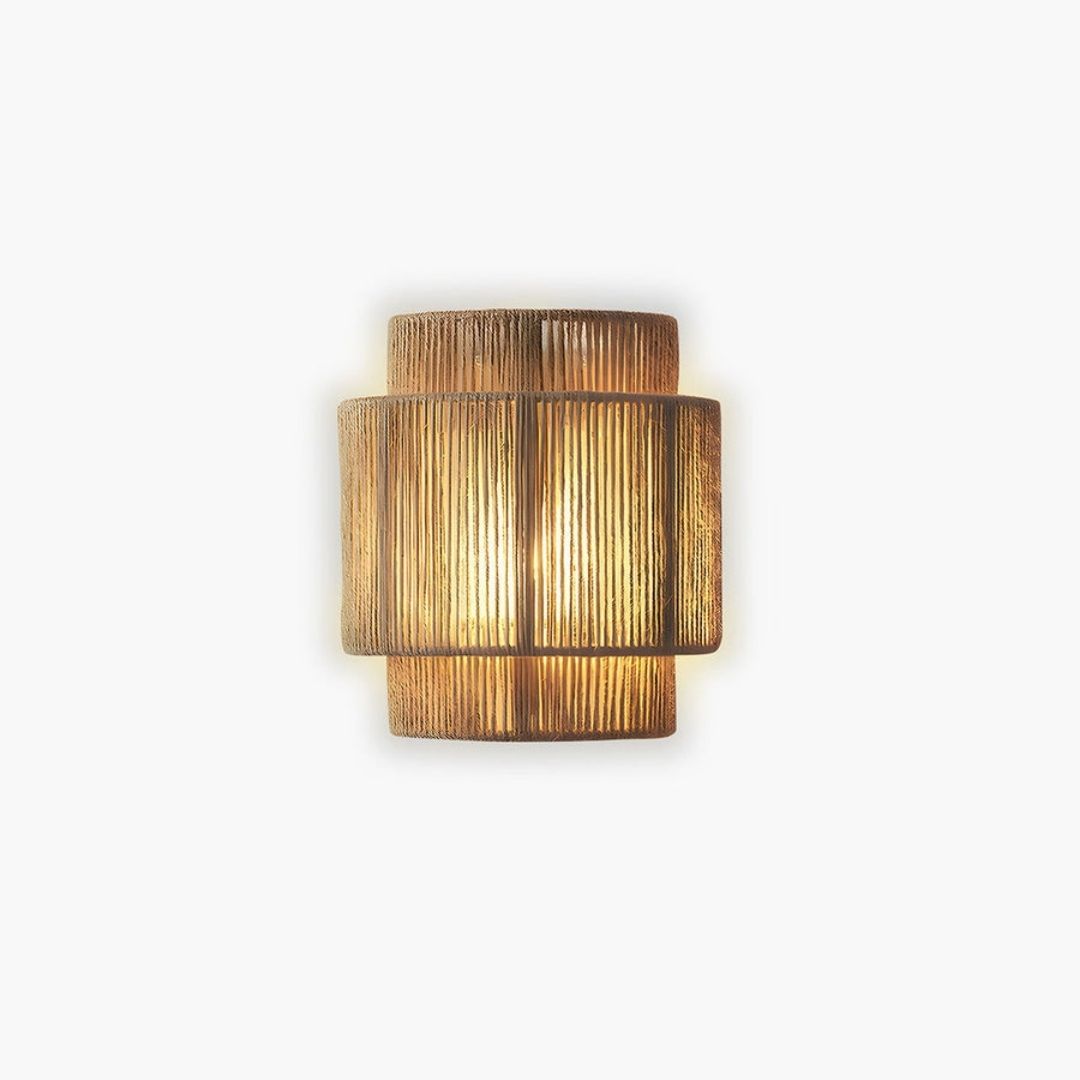 Royallure Handmade Rope Wall Sconce – Warm Ambient Wall Light for Cozy Living Spaces 3