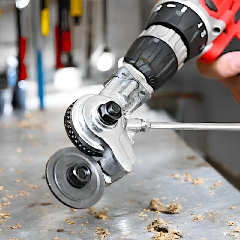 Royallure Heavy-Duty Metal Cutting Tool Adapter for Drill – Precision Metal Cutter Attachment for Stainless Steel and Aluminum 0