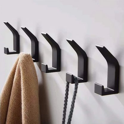 Royallure Heavy-Duty Self-Adhesive Wall Hooks for Coats - Waterproof 5-Pack 2
