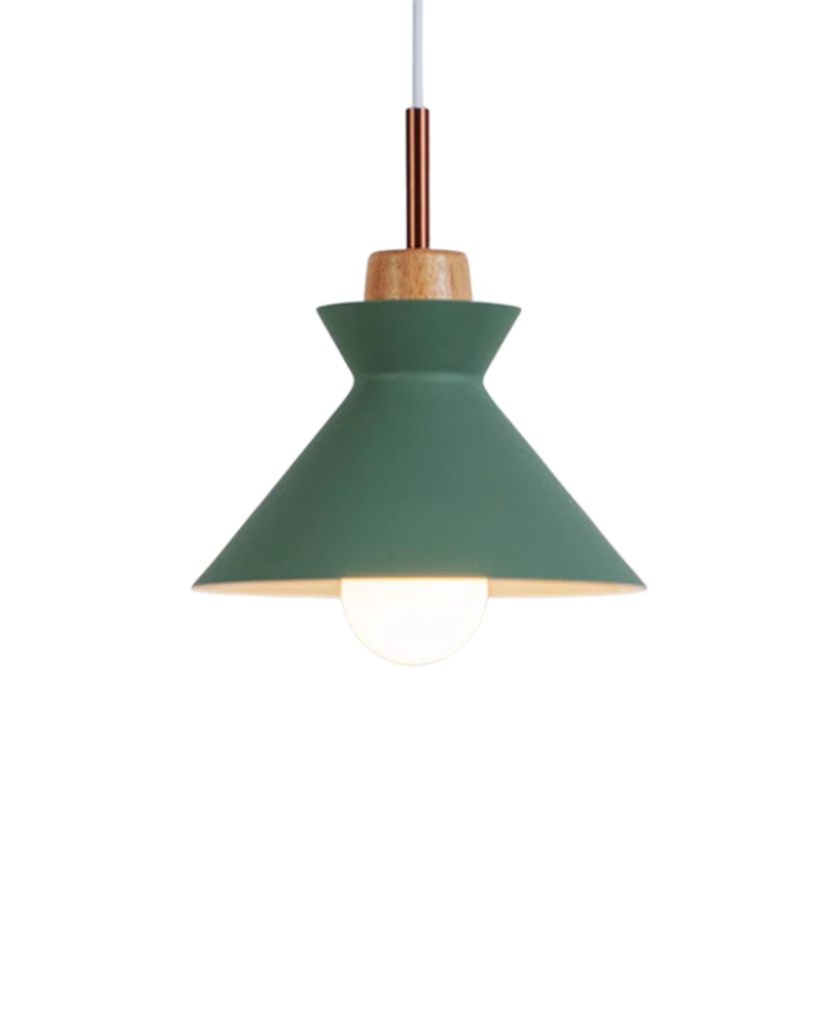 Royallure Kitchen Pendant Lighting - Modern Glass Pendant Light in Vibrant Colors 2