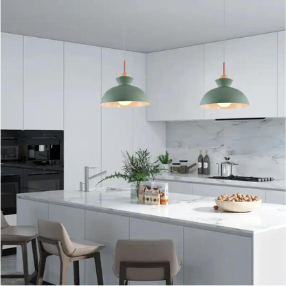 Royallure Kitchen Pendant Lighting - Modern Glass Pendant Light in Vibrant Colors 5