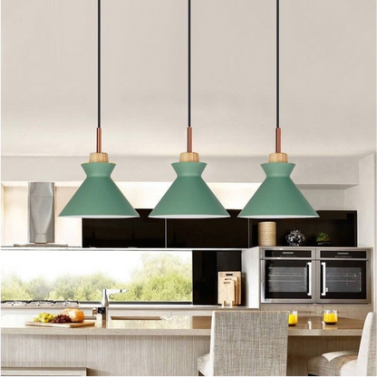 Royallure Kitchen Pendant Lighting - Modern Glass Pendant Light in Vibrant Colors 8
