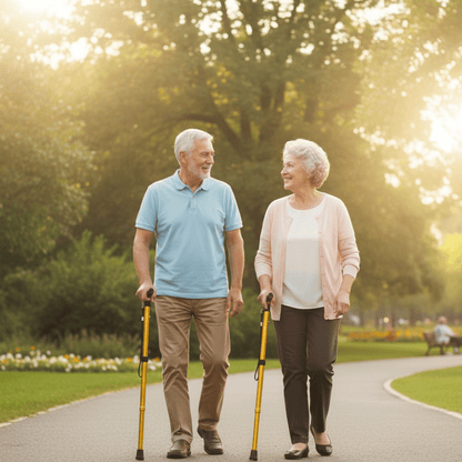 Royallure Lightweight Adjustable Ergonomic Walking Cane for Seniors, Non-Slip Handle 1