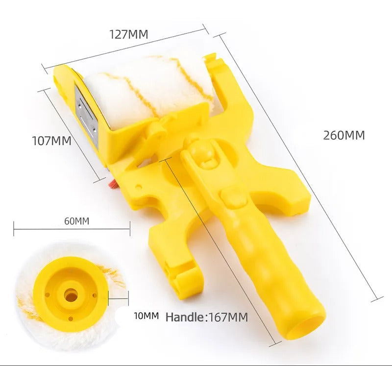 Royallure Magic Paint Roller Set for Clean Edges and Fast Application, 10-20X Faster 6