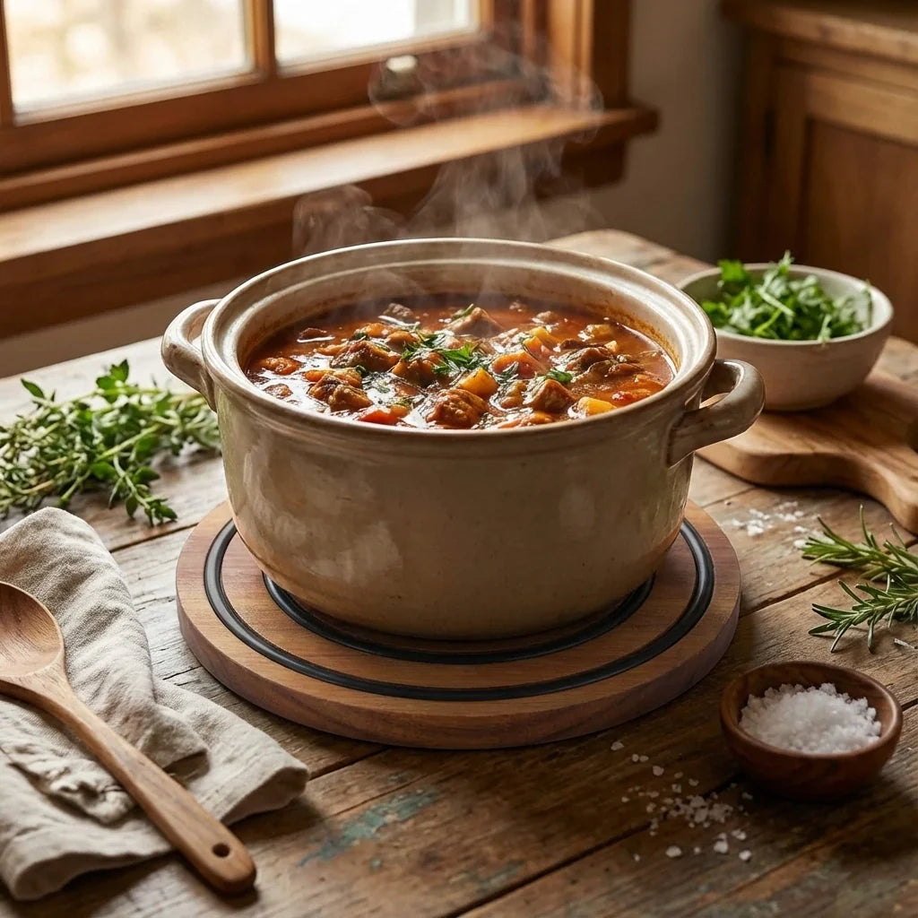 Royallure Magnetic Wooden Trivet Set - Heat-Resistant Acacia Wood with Non-Slip Grip 4