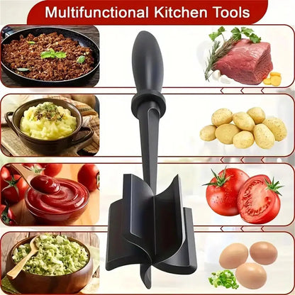 Royallure Meat Chopper - Heat Resistant 5-Blade Kitchen Tool for Easy Meat Shredding 3