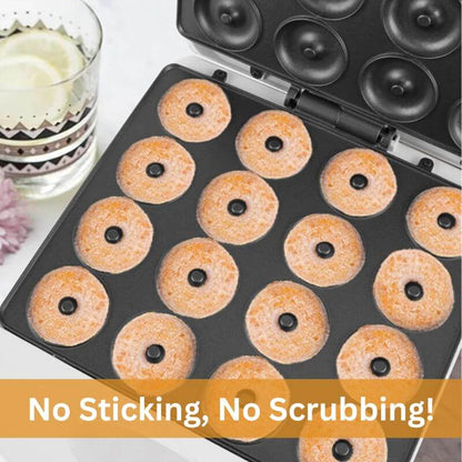 Royallure Mini Donut Maker Machine – Bake 16 Oil-Free Mini Donuts Quickly with Non-Stick Coating 2