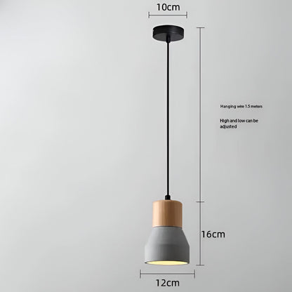Royallure Minimalist Cement Pendant Light for Modern Kitchen and Dining Spaces 7