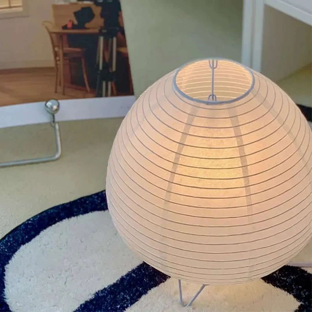 Royallure Minimalist LED Table Lamp – Japanese-Inspired Nightstand Lamp for Cozy Living Room and Bedroom Ambiance 2