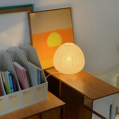 Royallure Minimalist LED Table Lamp – Japanese-Inspired Nightstand Lamp for Cozy Living Room and Bedroom Ambiance 3