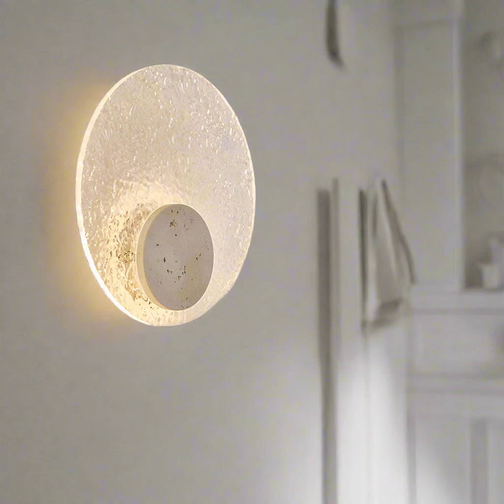 Royallure Modern Acrylic Travertine Wall Light Sconce with LED for Ambient Illumination 6
