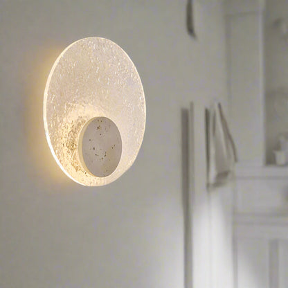 Royallure Modern Acrylic Travertine Wall Light Sconce with LED for Ambient Illumination 6
