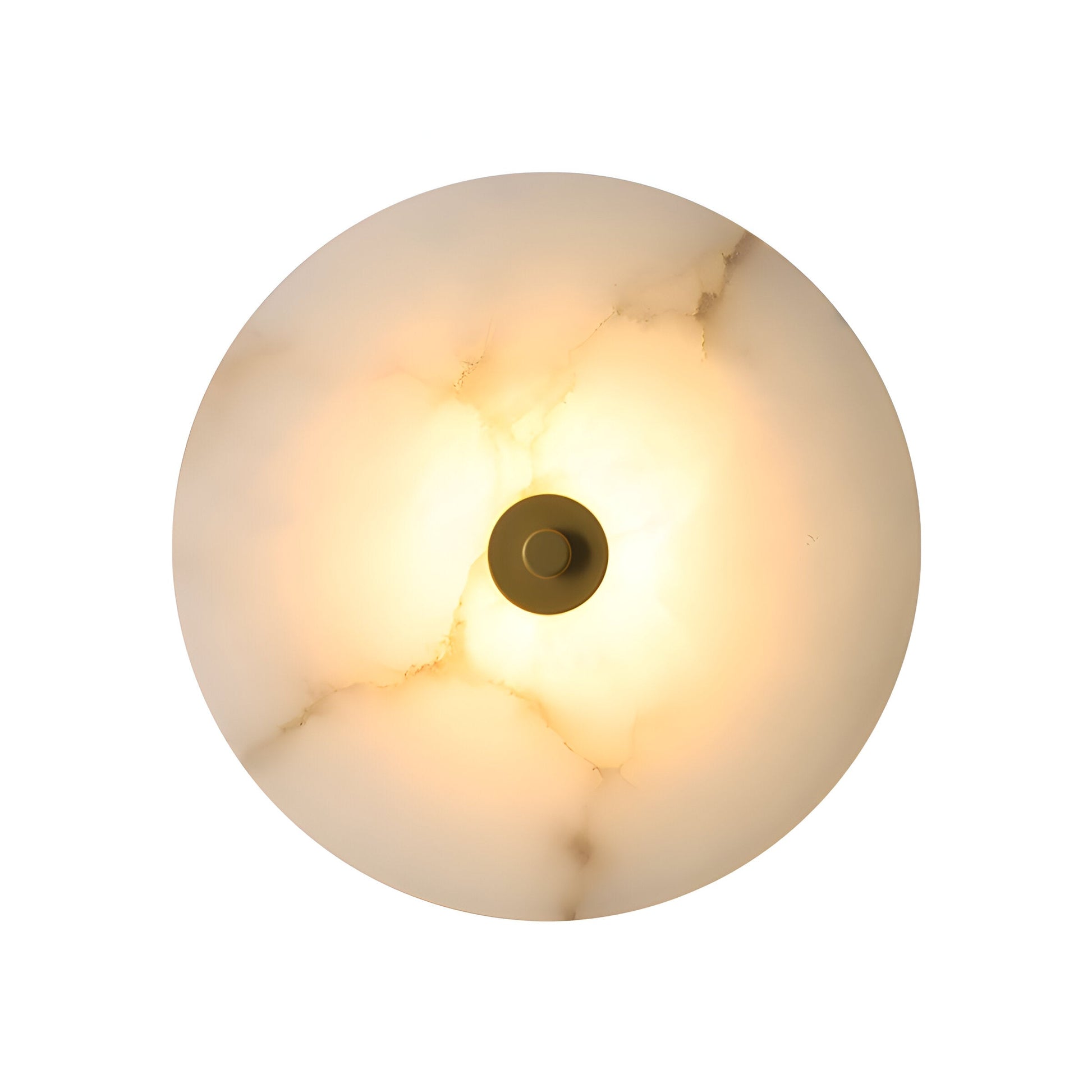 Royallure Modern Alabaster Wall Sconce Light with LED Illumination, 3000K Warm Light 6