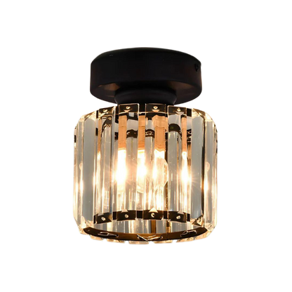 Royallure Modern Black Flush Mount Ceiling Light for Elegant Home Interiors 0