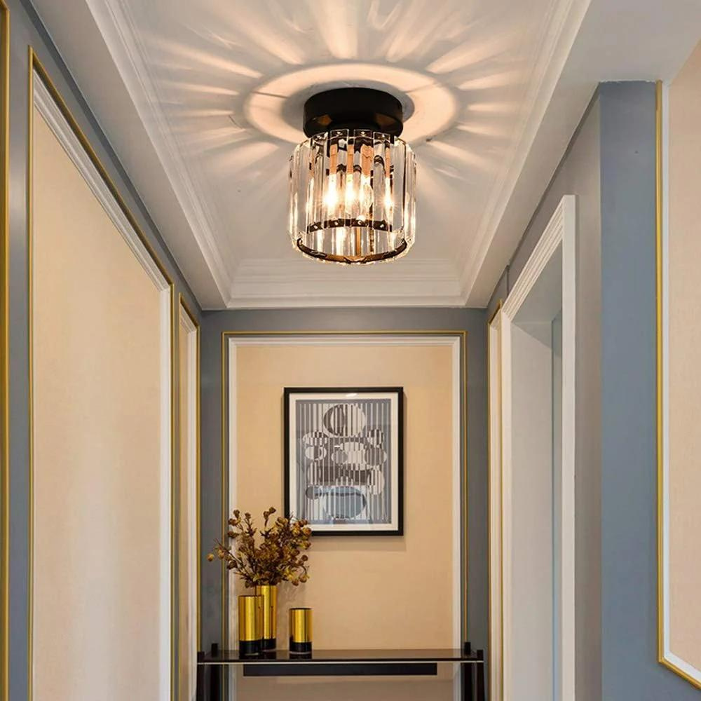 Royallure Modern Black Flush Mount Ceiling Light for Elegant Home Interiors 4