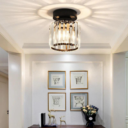 Royallure Modern Black Flush Mount Ceiling Light for Elegant Home Interiors 5
