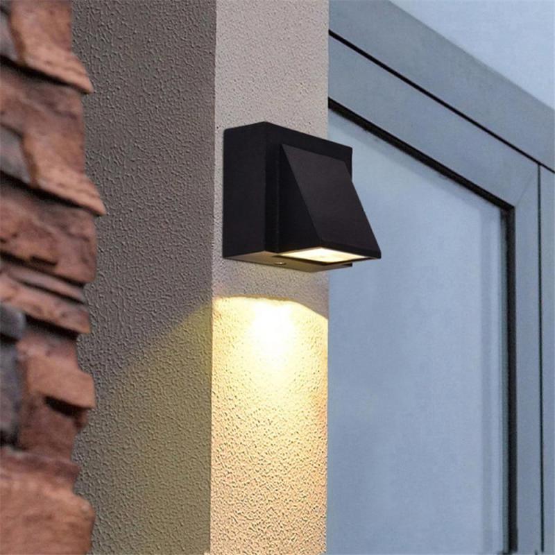 Royallure Modern Black Metal Outdoor Wall Lamp, IP65 Waterproof Exterior Sconce 0