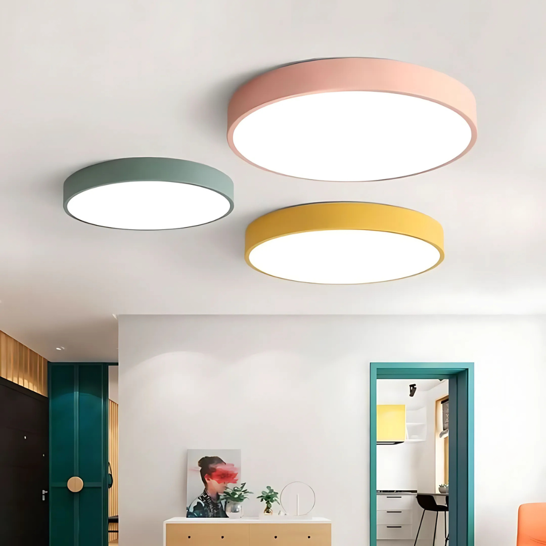 Royallure Modern Flush Mount Ceiling Light, Round LED Fixture for Elegant Spaces 2