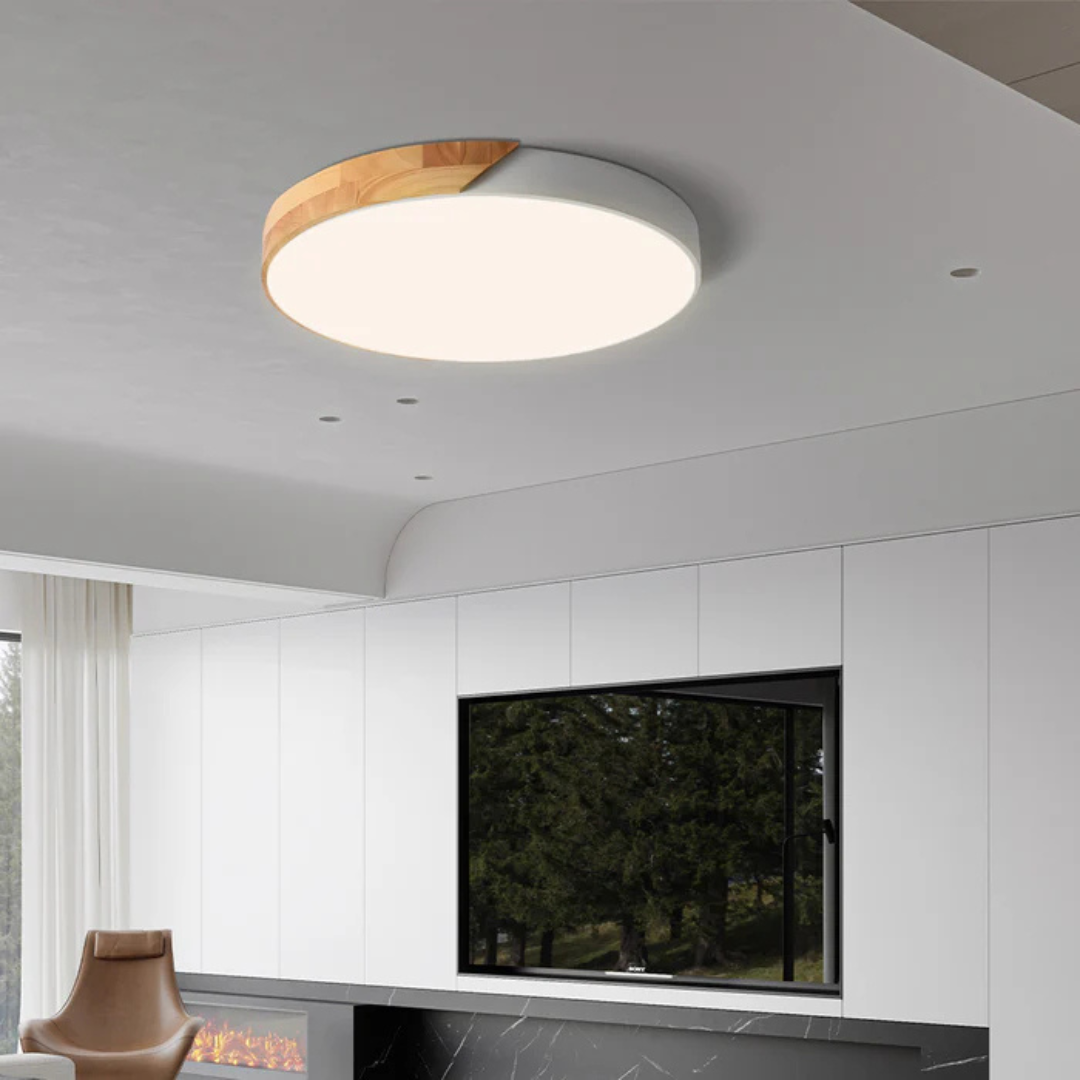 Royallure Modern Flush Mount Ceiling Light, Round LED Fixture for Elegant Spaces 7