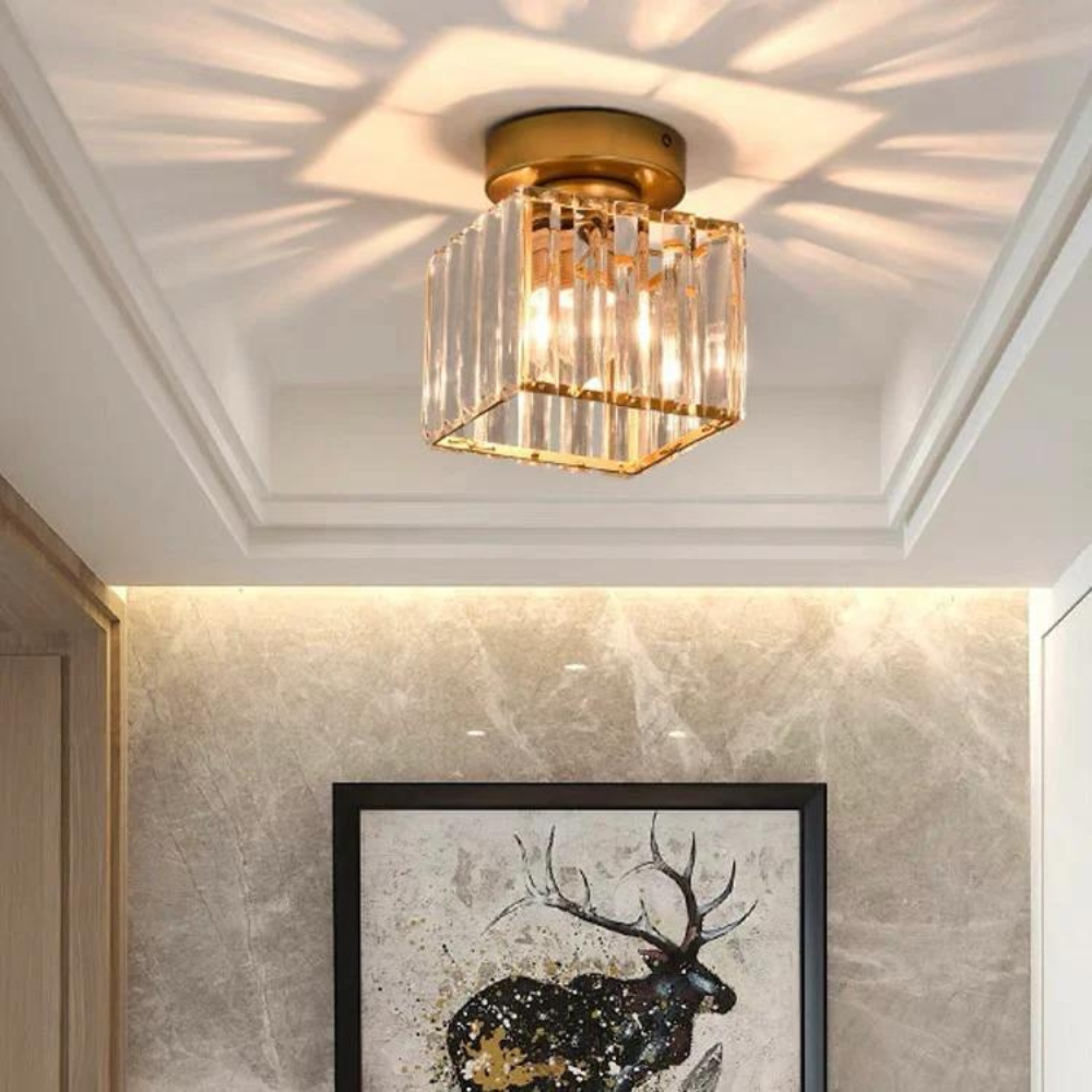 Royallure Modern Flush Mount Ceiling Light in Black and Gold Finish for Elegant Spaces 4
