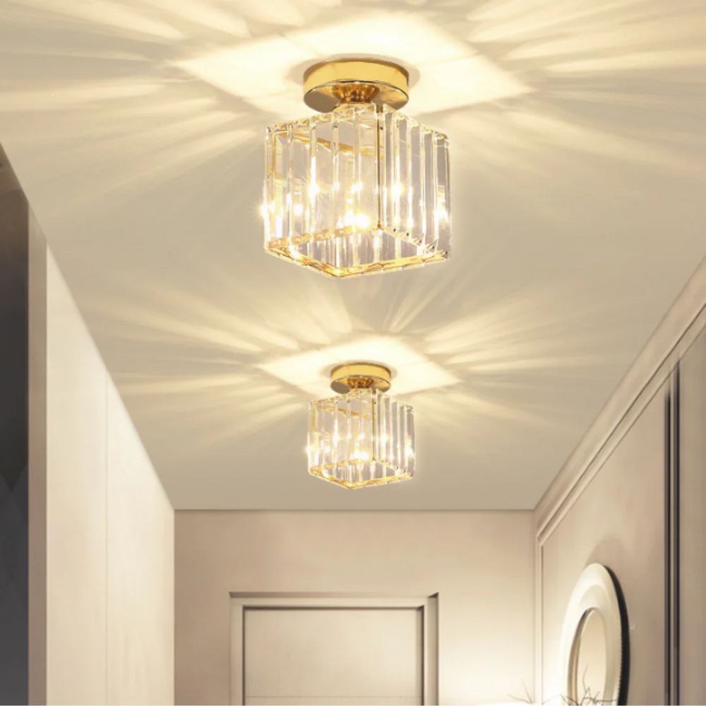 Royallure Modern Flush Mount Ceiling Light in Black and Gold Finish for Elegant Spaces 6