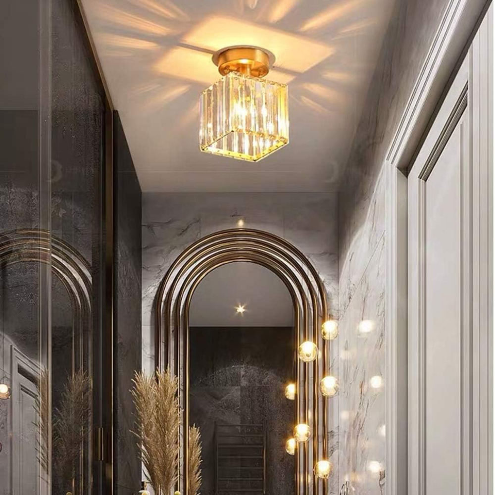 Royallure Modern Flush Mount Ceiling Light in Black and Gold Finish for Elegant Spaces 8