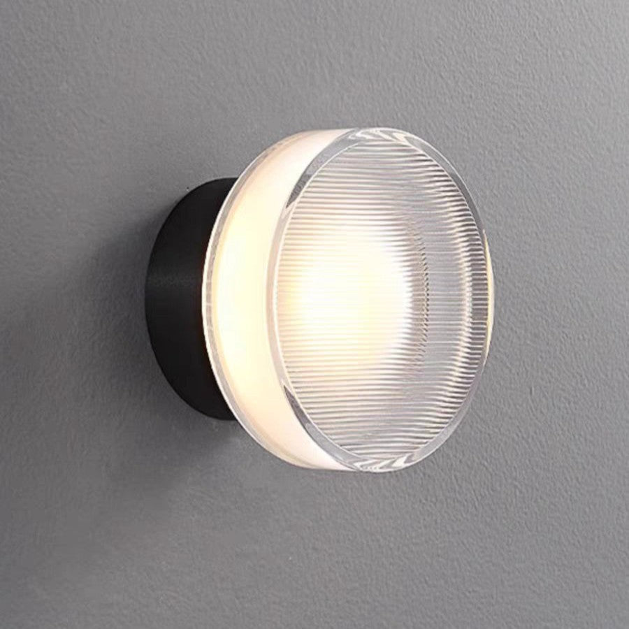 Royallure Modern Frosted Acrylic Round Wall Sconce Light for Elegant Illumination 5